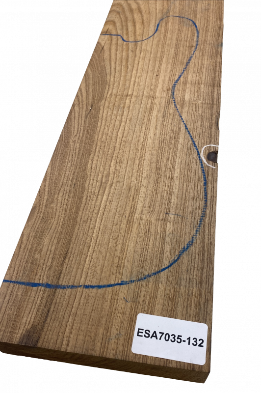 Body Swamp Ash, grainmatched, Caramel, 47mm, Unique Piece #132